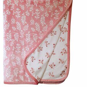 Modern Moments Gerber Floral Double Sided Lovey Security Blanket 39" X 29"